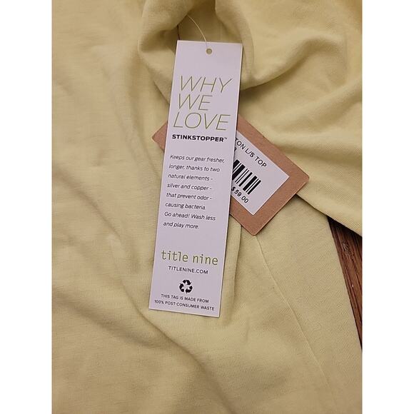 Title Nine Stink Stopper Long Sleeve Women's Large Shirt - Picture 4 of 7